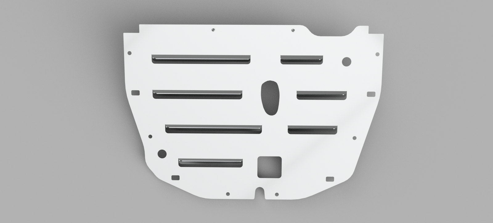 PLM Vented Engine Splash Guard Plate - 17-21 Civic Type R FK8