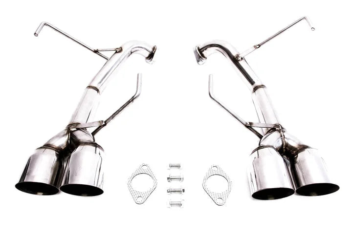 PLM Subaru WRX & STi Sedans 2011 - 2014 Axle-Back Exhaust Muffler Deletes (Polished)