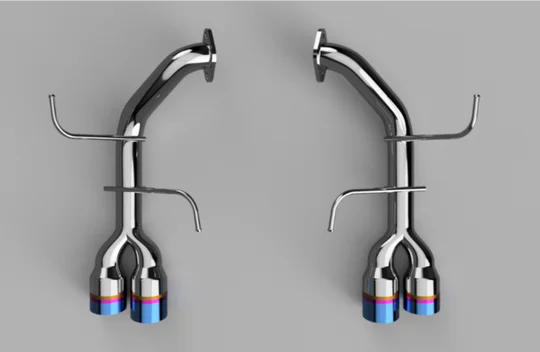 PLM Subaru WRX VB 2022 Axle-Back Exhaust (Burnt)