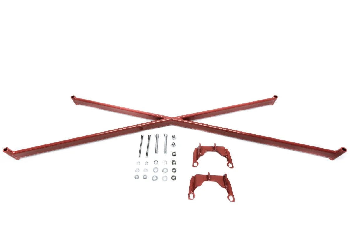 PLM Crossbar Brace X-Bar For Subaru WRX 2015+ (Red)