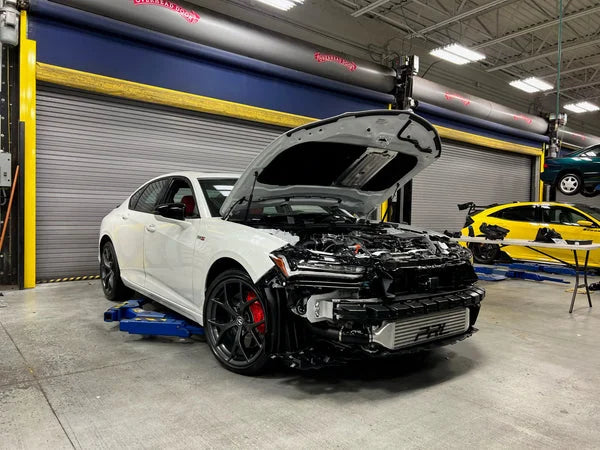 PRL Motorsports 2021+ Acura TLX Type-S Intercooler Upgrade Kit (Raw Aluminum)