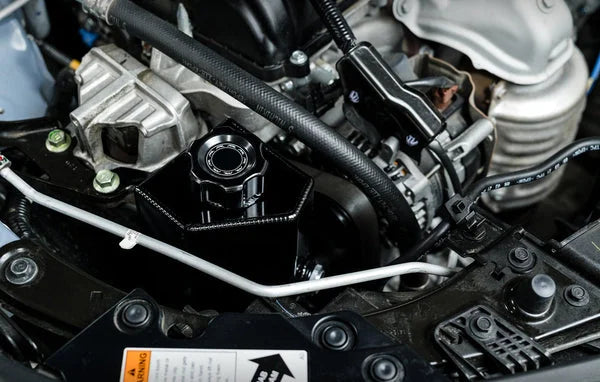 PRL Motorsports 2023+ Acura Integra 1.5T Coolant Overflow Reservoir Tank (Black Overflow Tank)