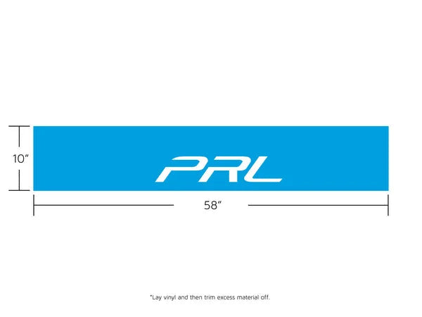 PRL Motorsports Windshield Banner (White)