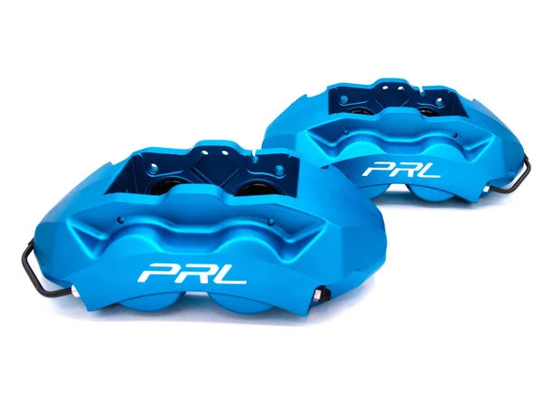 PRL Motorsports 4-Piston Brake Caliper Kit - Honda Civic Si / Acura Integra (Satin Blue)