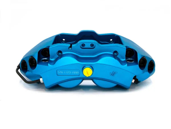 PRL Motorsports 4-Piston Brake Caliper Kit - Honda Civic Si / Acura Integra (Satin Blue)