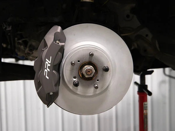 PRL Motorsports 4-Piston Brake Caliper Kit - Honda Civic Si / Acura Integra (Gunmetal Gray)