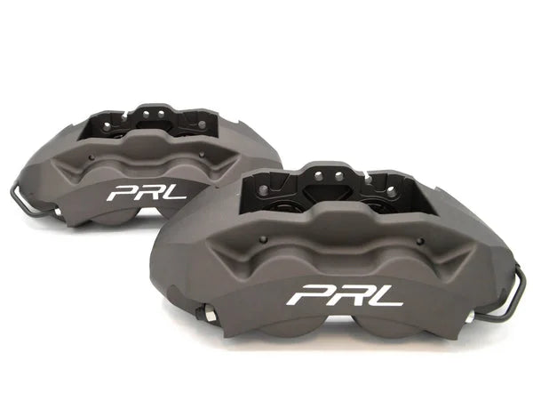 PRL Motorsports 4-Piston Brake Caliper Kit - Honda Civic Si / Acura Integra (Gunmetal Gray)