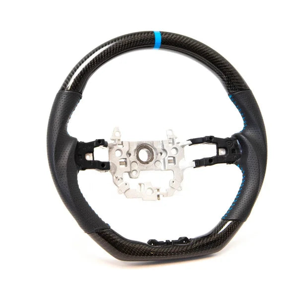 PRL Motorsports Steering Wheel | 2022+ Honda Civic (Carbon and Leather - Blue Stitching)