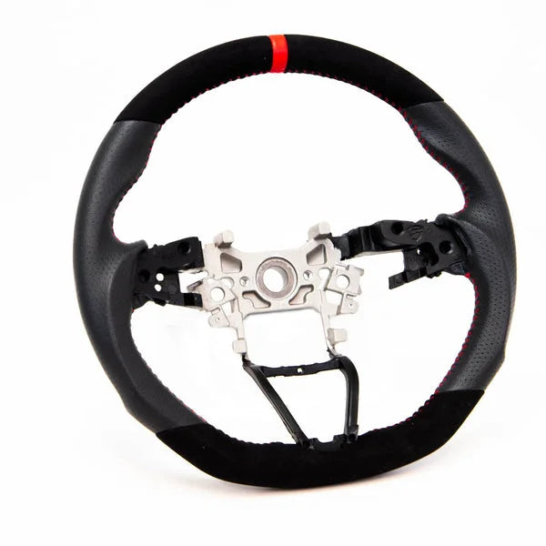 PRL Motorsports Steering Wheel | 2018-2022 Honda Accord (Leather and Suede - Red Stitching)
