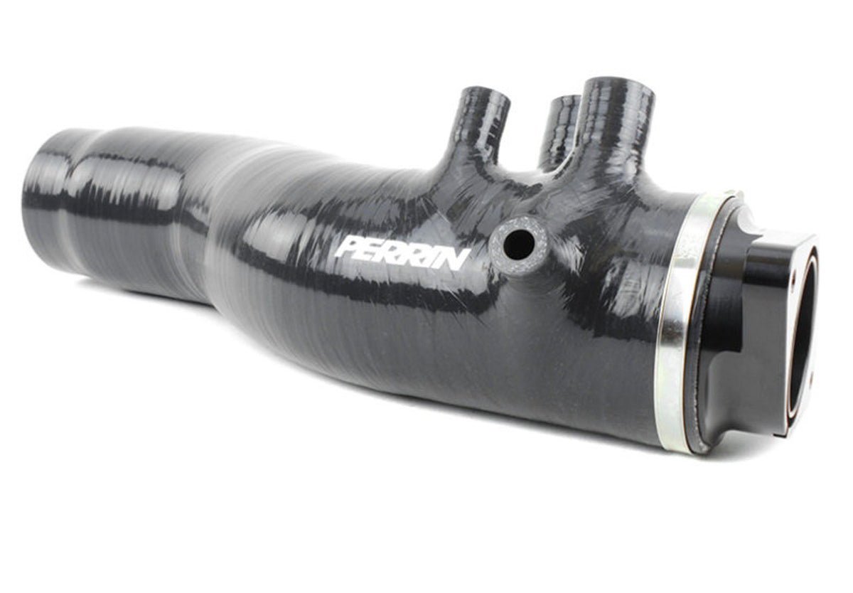 Perrin 2015+ Subaru WRX Black 3in Turbo Inlet Hose w/ Nozzle