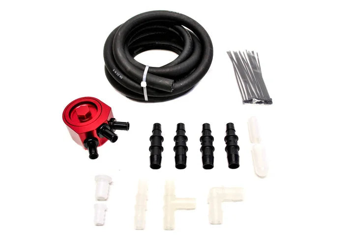 Precision Works AOS Air Oil Separator - Subaru WRX 02-14 STI 04-21 (Black)