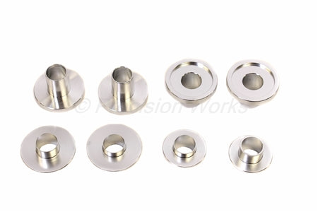 Precision Works Subframe Hard Collar Kit - Acura RSX DC5 Civic Si EP3 Civic 2001 - 2015 Front & Rear