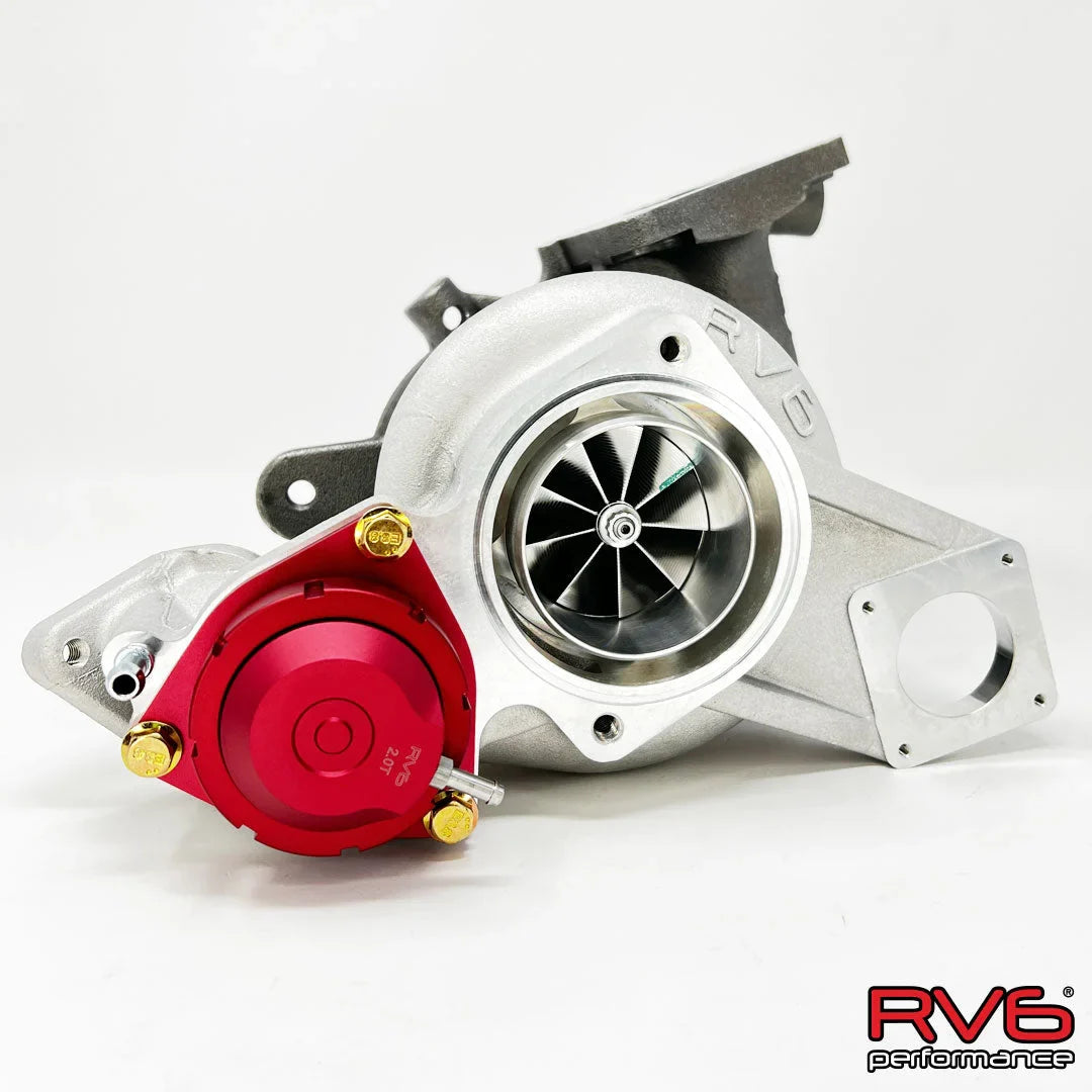 RV6 Performance R660As Antisurge / T51R Red Ball Bearing Turbo For (FL5/DE5) 2.0T With Cf Inlet Pipe