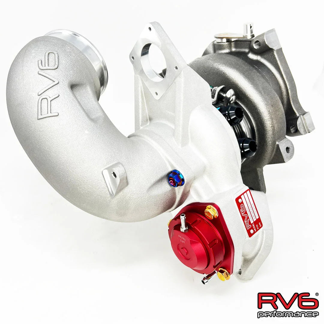 RV6 Performance R660As Antisurge / T51R Red Ball Bearing Turbo For (FL5/DE5) 2.0T With Cf Inlet Pipe