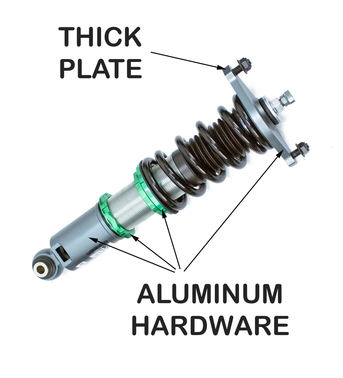 Rev9Power Acura RSX (DC5) 2002-06 Hyper-Street 3 Coilover Kit w/ Inverted Shocks
