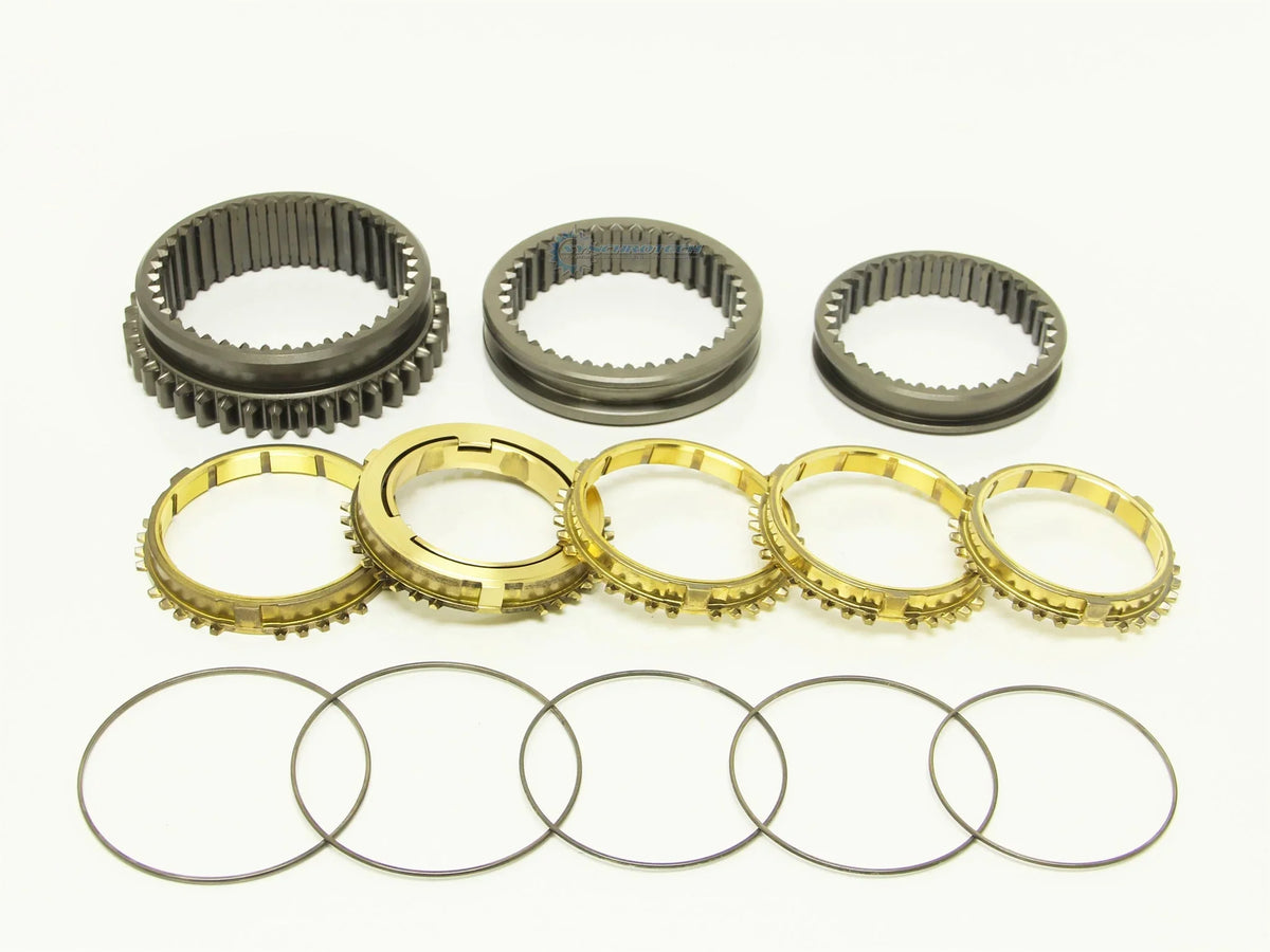 Synchrotech 92-01 GSR/ITR/B16 1st-2nd-3rd-4th-5th-Reverse Sleeves, Brass Synchros and Springs