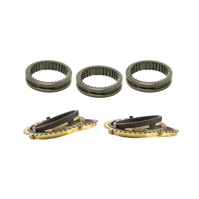 Synchrotech 89-91 Honda Acura B16 A1/J1/Y2 1st-2nd-3rd-4th Sleeves, Carbon Synchros and Springs