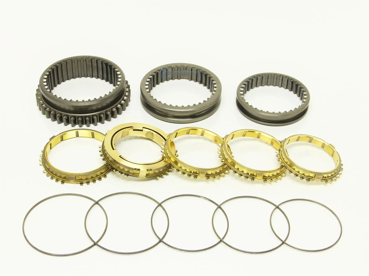 Synchrotech U2Q7 T2W4 Euro Accord 1st-2nd-3rd-4th-5th-Reverse Sleeves, Brass Synchros and Springs