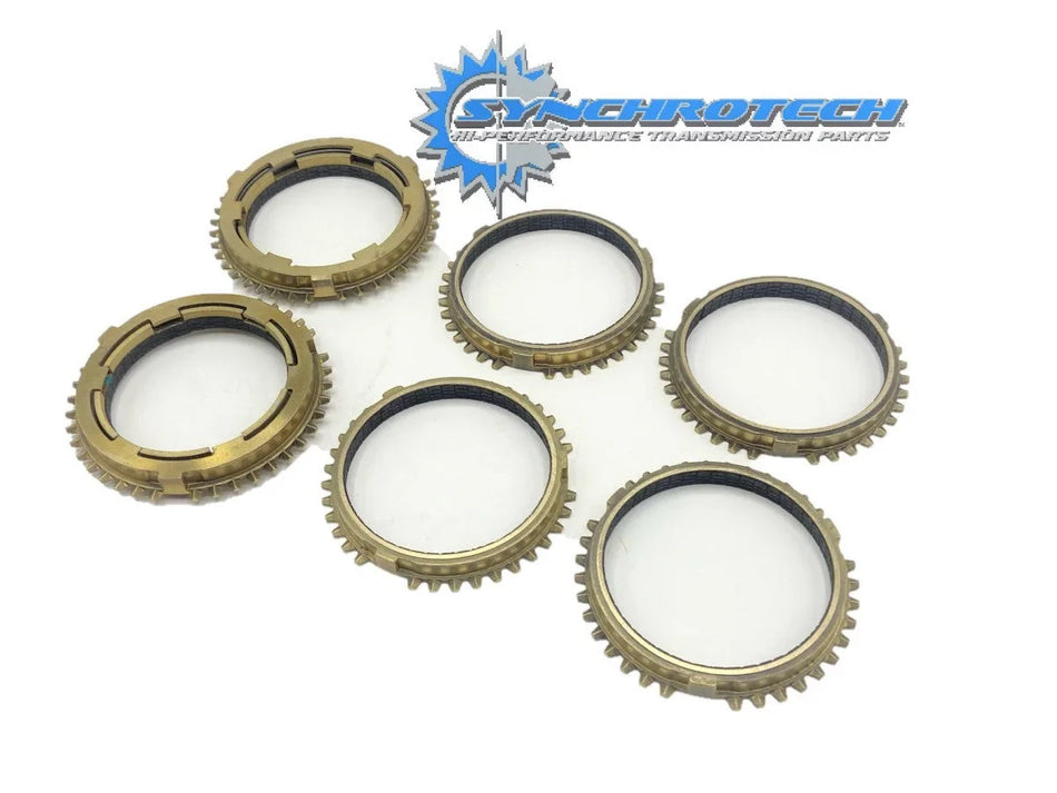 Synchrotech Honda Civic Si / LX/ EX/ EX-T 2016-2021 6 speed 1-6 Brass Synchro Set