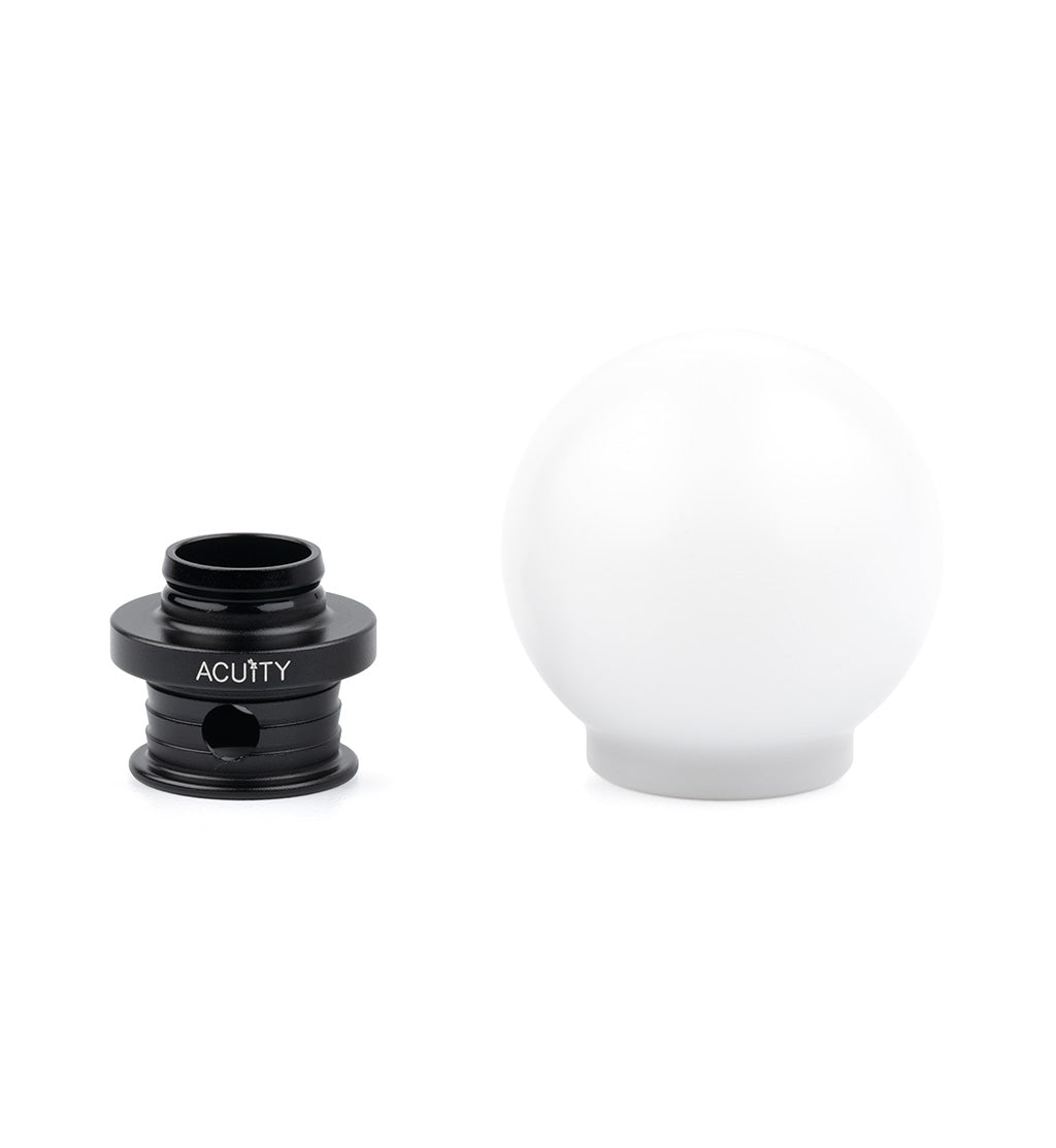 Acuity Instruments POCO Insulated Low-Profile Shift Knob  - White
