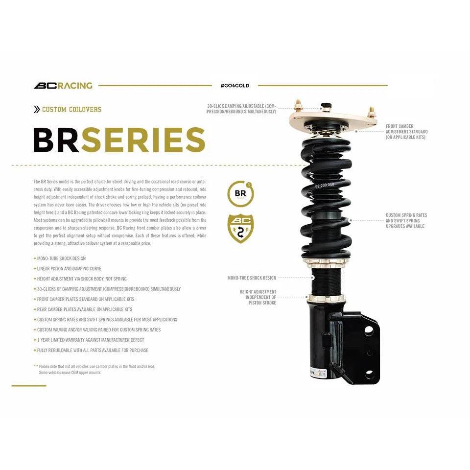 BC Racing BR Series Coilovers - 2006-2011 Honda Civic - Saikospeed