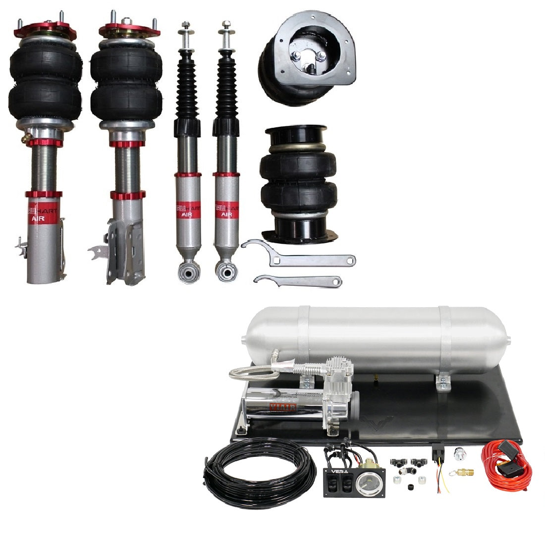 TruHart AirPlus Air Struts w/ VERA Basic Management For 16+ Acura ILX 14-15 Honda Civic Si