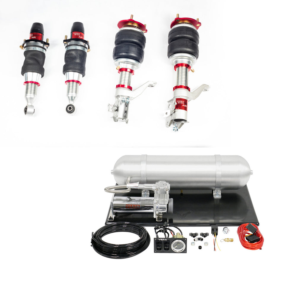 TruHart AirPlus Air Struts w/ VERA Basic Management For 02-06 Acura RSX 01-05 Honda Civic