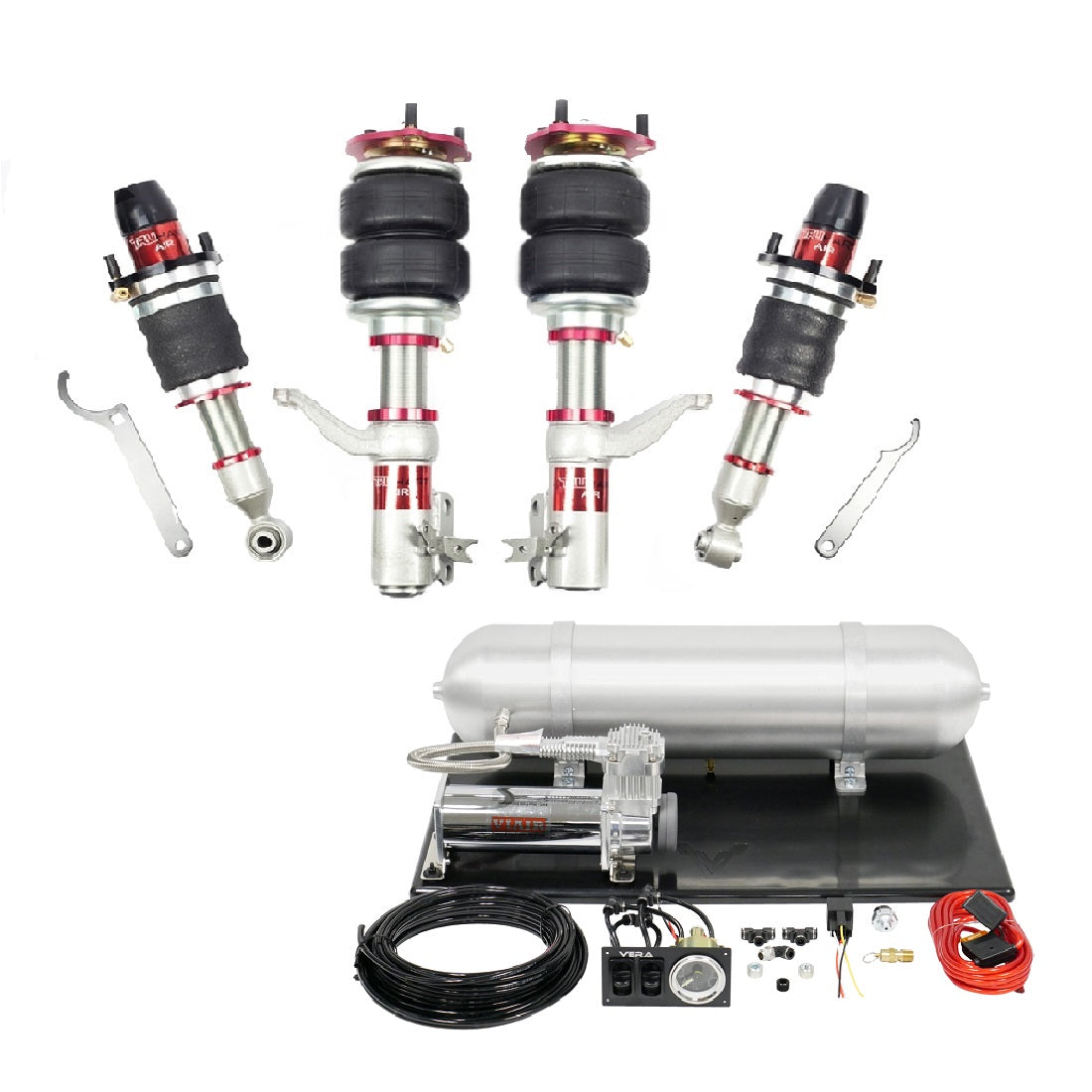 TruHart AirPlus Air Struts w/ VERA Basic Management For 02-06 Honda CR-V