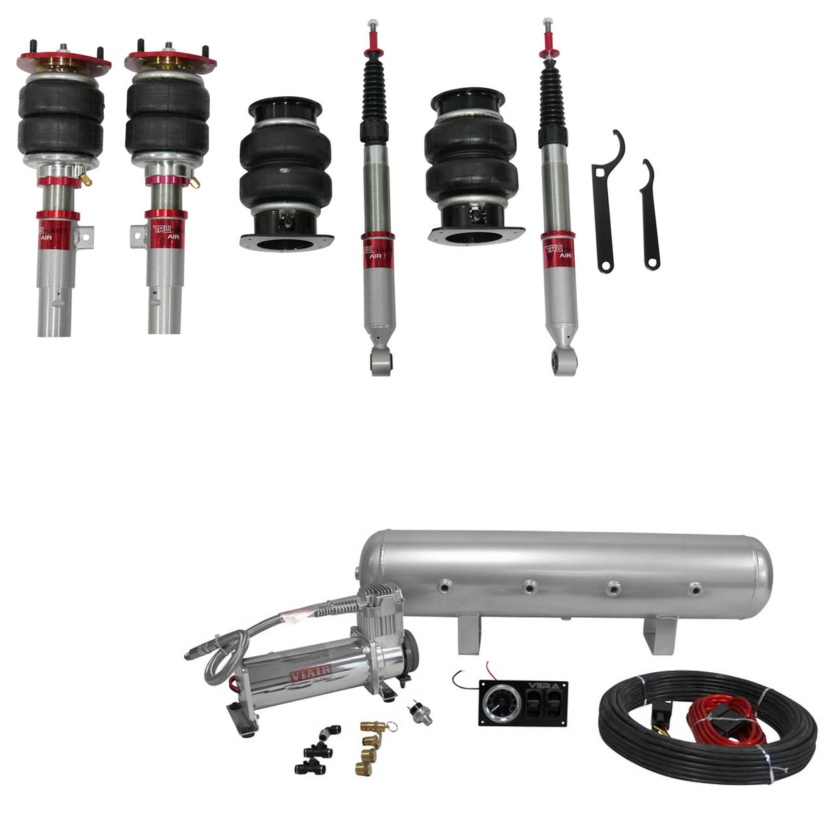 TruHart AirPlus Air Struts w/ VERA Essential Management For 23+ Acura Integra 16+ Honda Civic