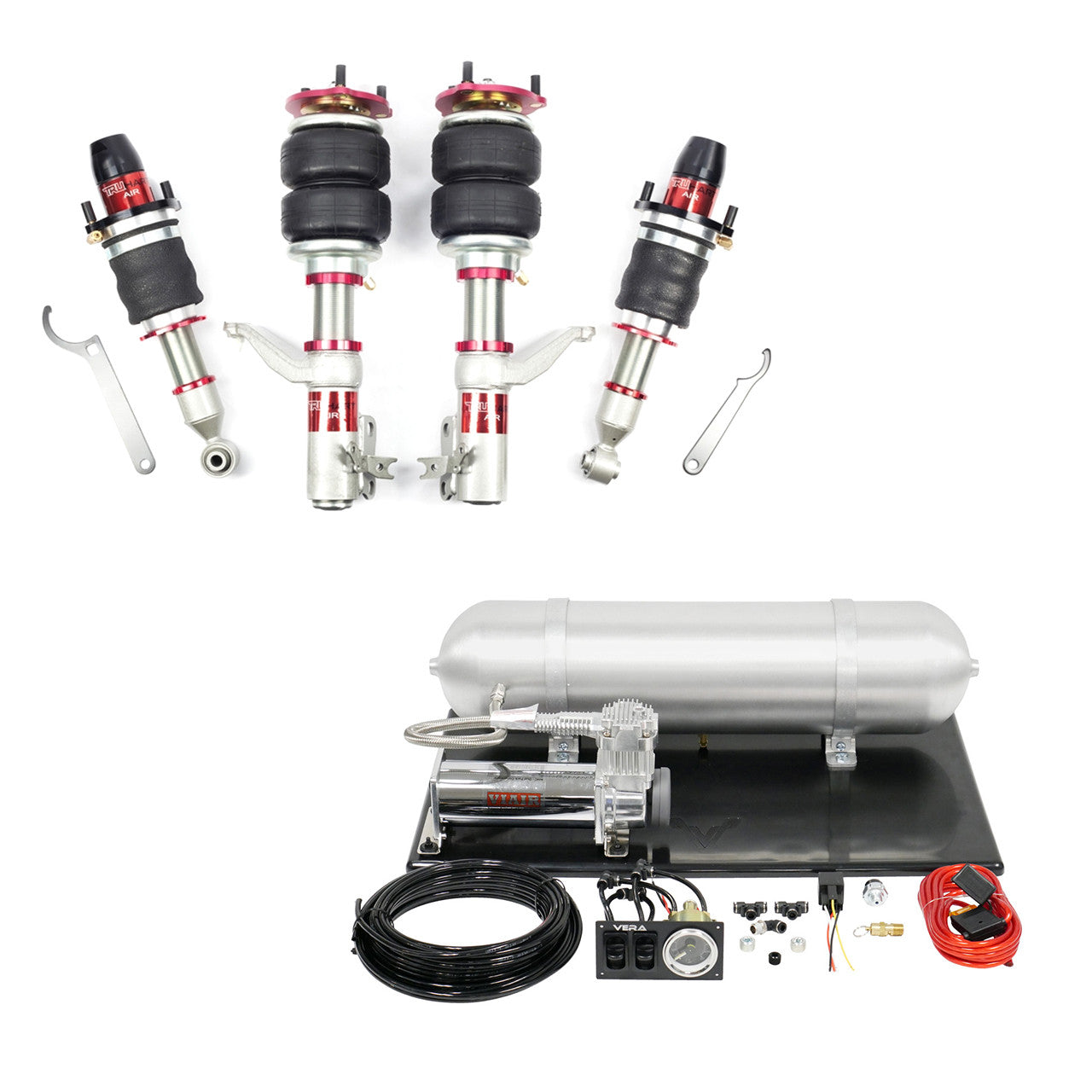 TruHart AirPlus Air Struts w/ VERA Basic Management For 12-16 Honda CR-V