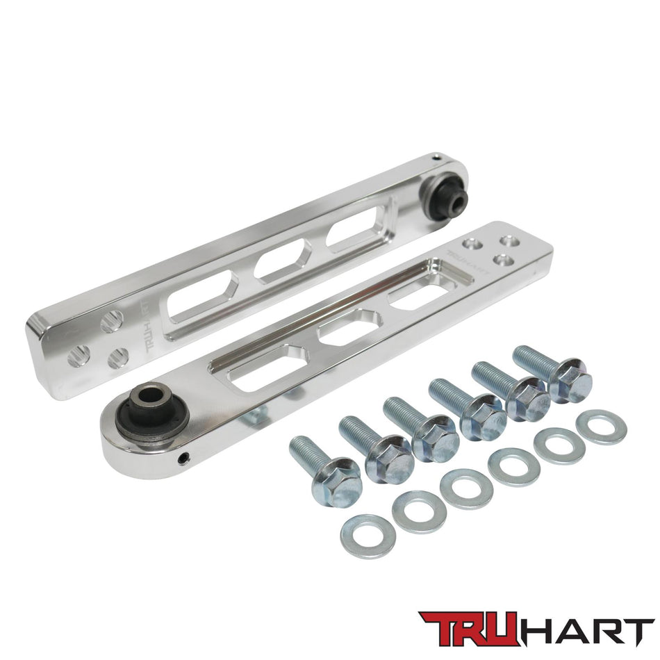 TruHart Rear Lower Control Arms Polished For 02-06 Acura RSX