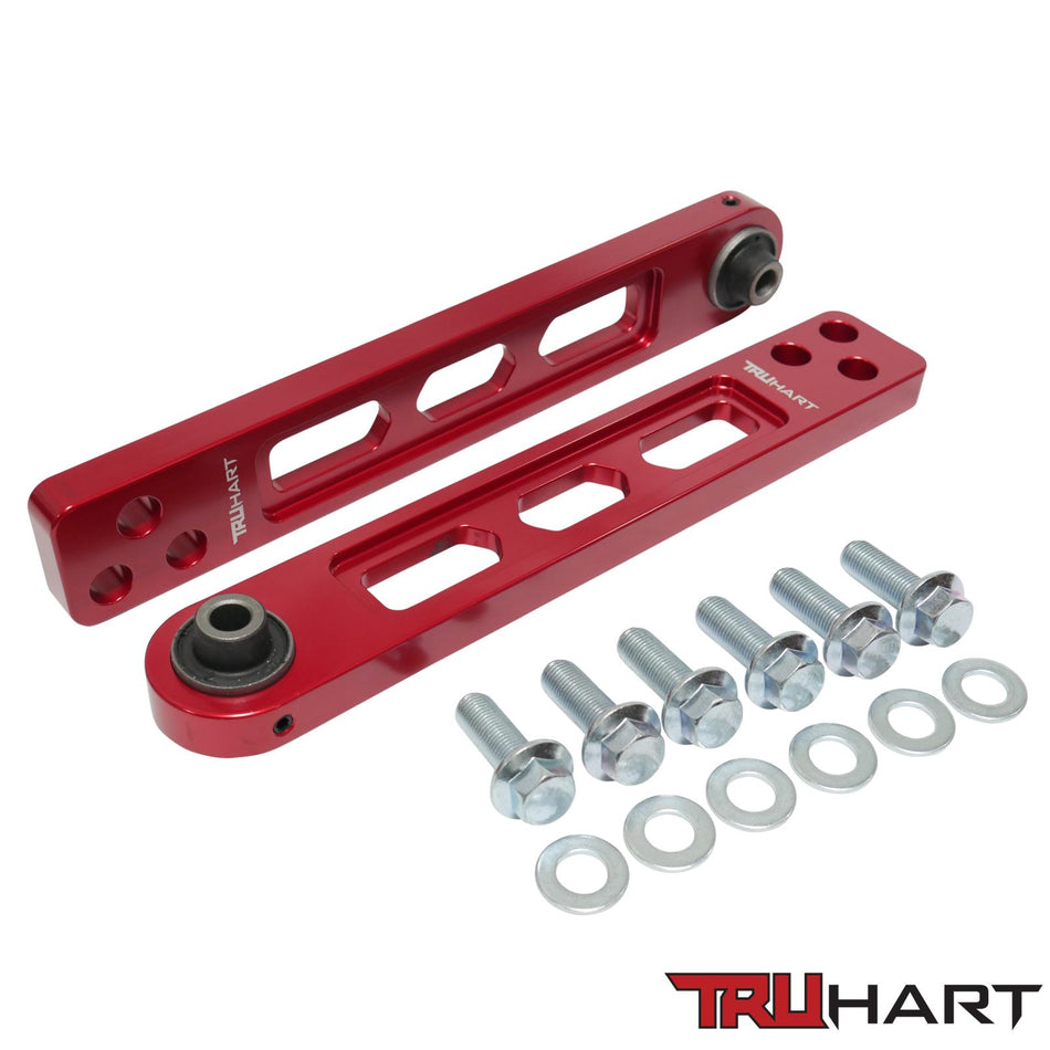 TruHart Rear Lower Control Arm Red For 02-06 Acura RSX
