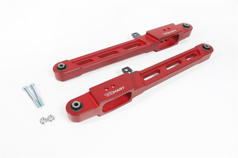 TruHart Rear Lower Control Arms Red For 97-01 Honda CR-V