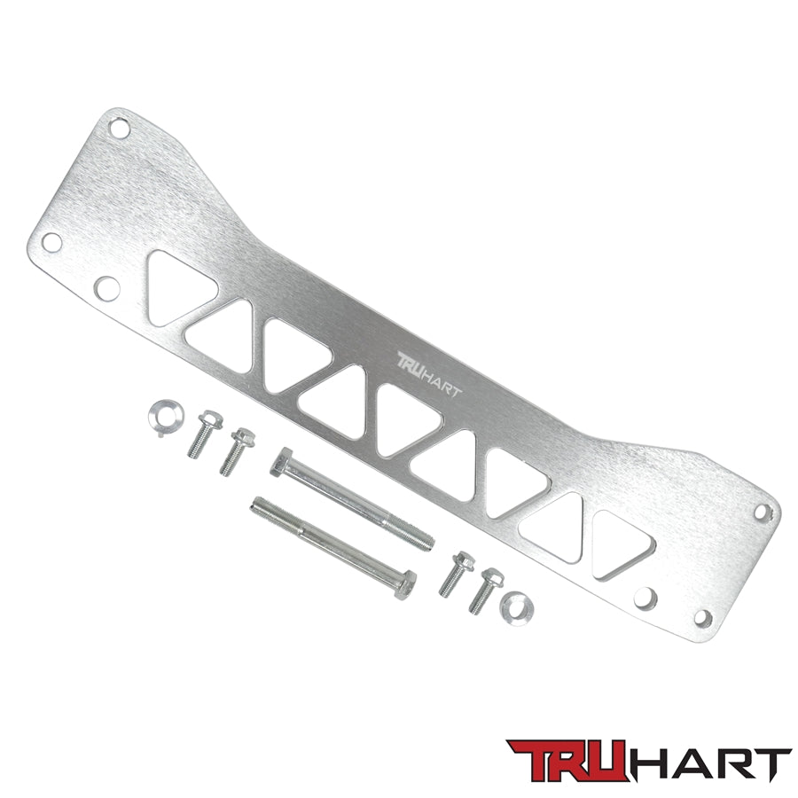 TruHart Subframe Brace Polished For 02-06 Acura RSX 01-05 Honda Civic