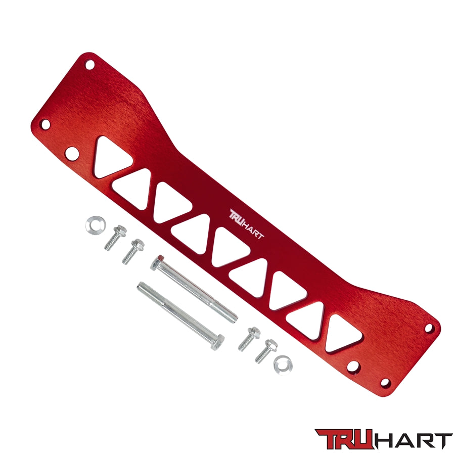 TruHart Subframe Brace Red For 02-06 Acura RSX 01-05 Honda Civic