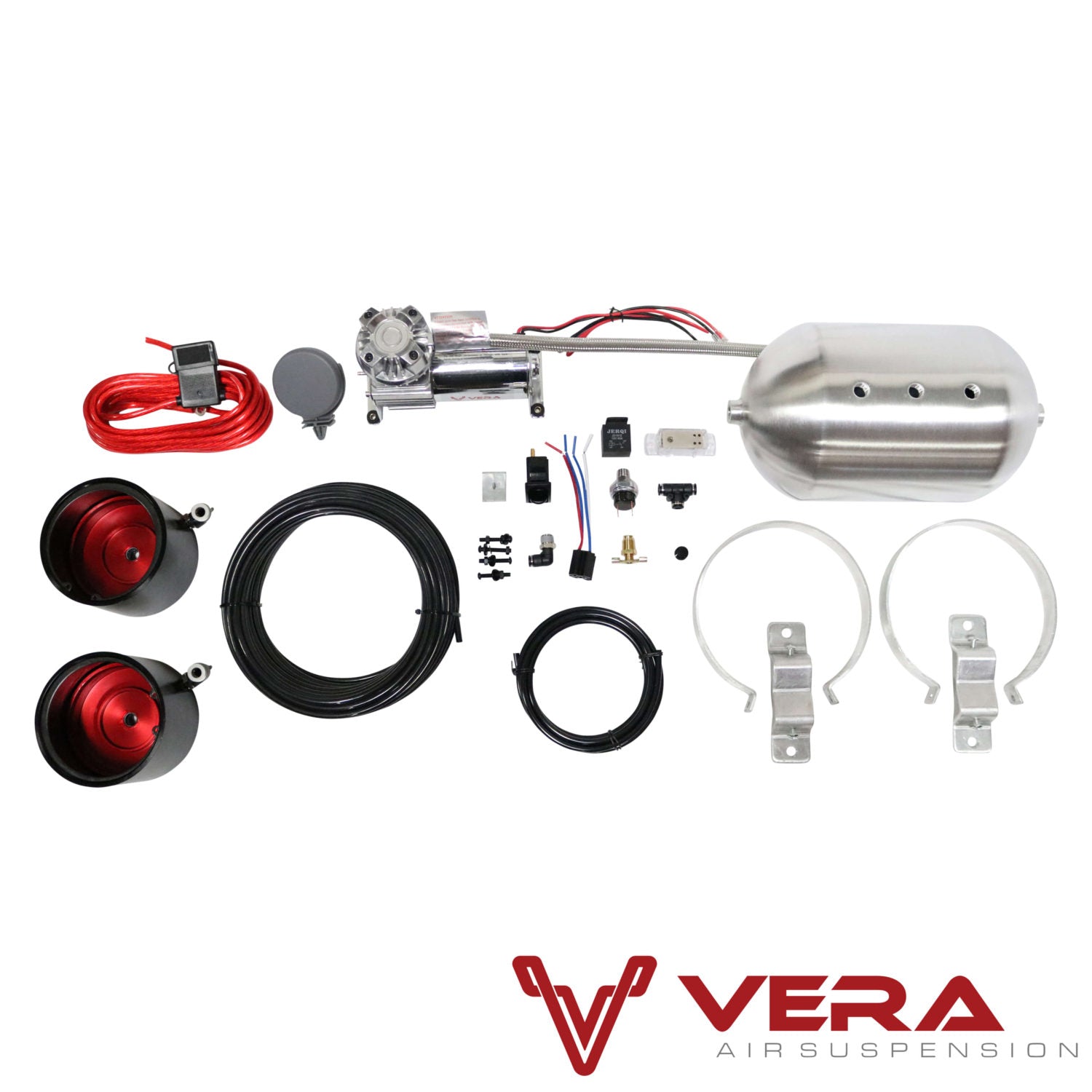TruHart StreetPlus Coilovers w/ Front Air Cups Plus Silver Management For 23+ Acura Integra 16+ Honda Civic