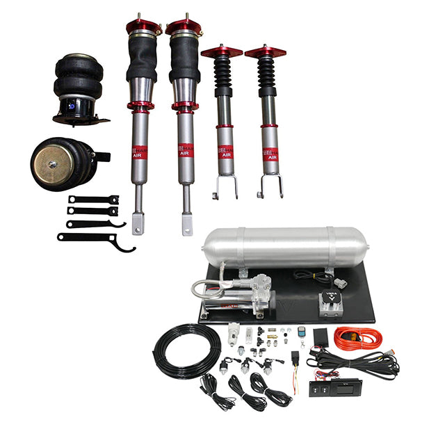 TruHart AirPlus Air Struts w/ VERA Element Management For 03-07 Infiniti G35 03-08 Nissan 350Z RWD