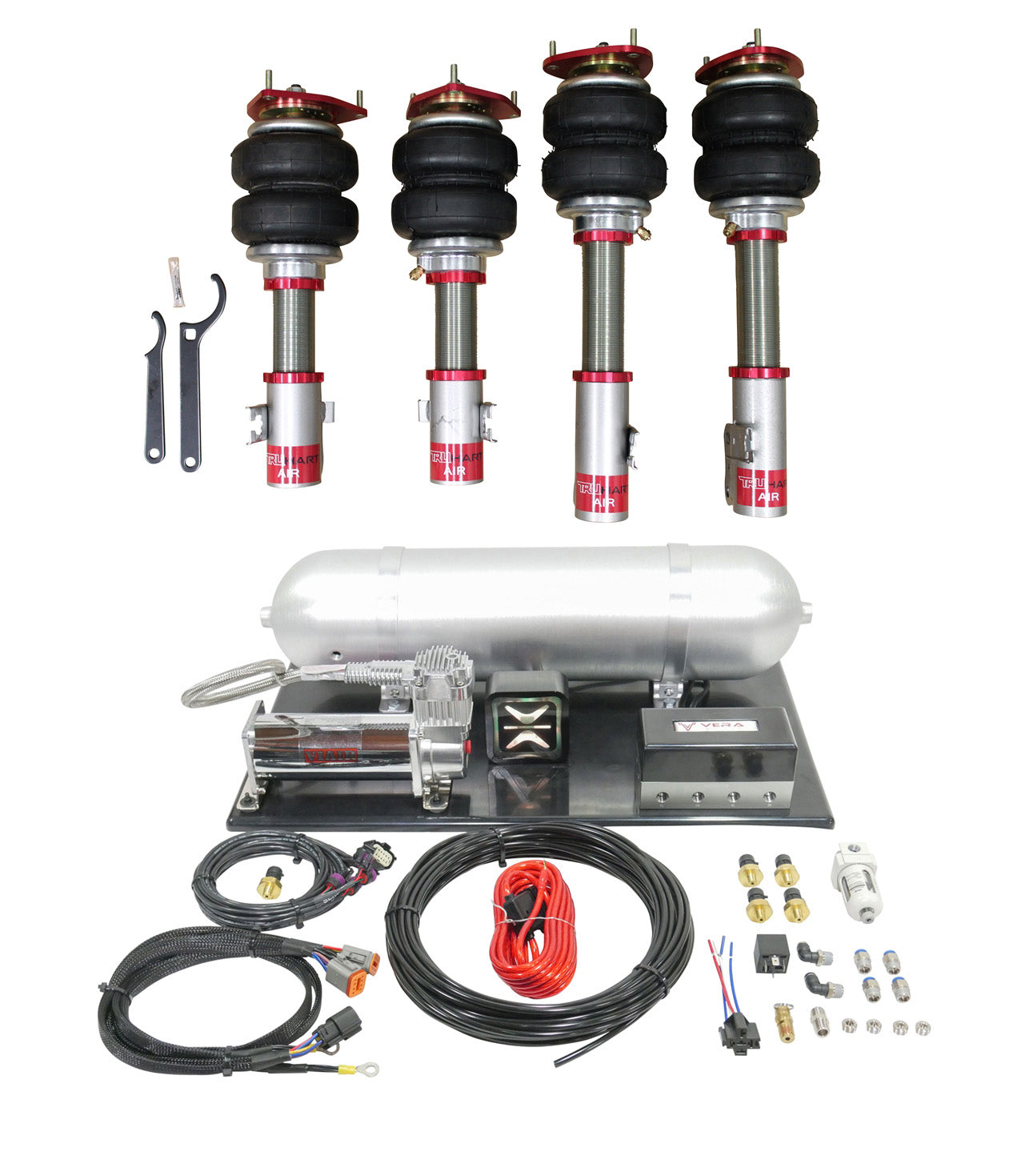 TruHart AirPlus Air Struts For 05-07 Subaru Impreza STI