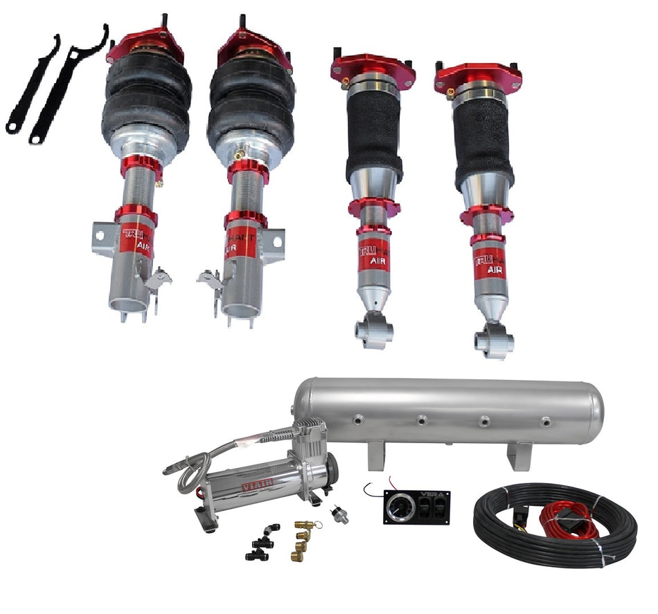 TruHart AirPlus Air Struts w/ VERA Essential Management For 08+ Subaru STI 15+ Subaru WRX