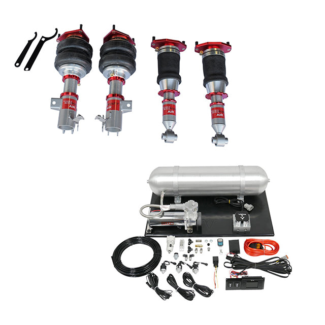 TruHart AirPlus Air Struts w/ VERA Element Management For 08+ Subaru STI 15+ Subaru WRX