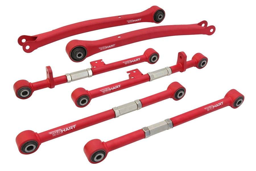 TruHart Trailing Arms Lateral Arms Rear Front/Rear Rear Red For 04-07 Subaru Impreza