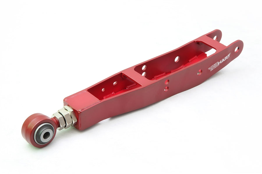 TruHart Rear Lower Control Arms Adjustable Red For 12-21 Subaru BRZ 08-16 Subaru Impreza 10+ Subaru Legacy 08+ Subaru STI/ WRX 12-17 Scion FR-S