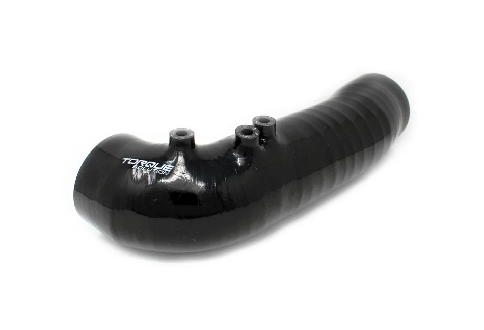 Torque Solution Turbo Inlet Hose Black (Non-Recirc): 02-07 Subaru WRX / 04-20 STI / 05-09 Legacy GT