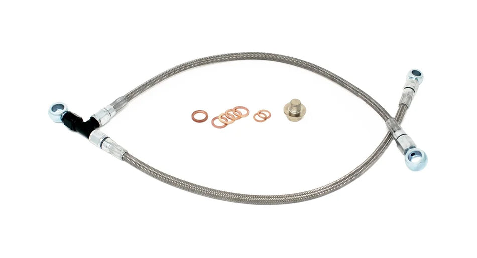 Torque Solution Turbo Oil Feed Line Kit - Subaru EJ Stock Location