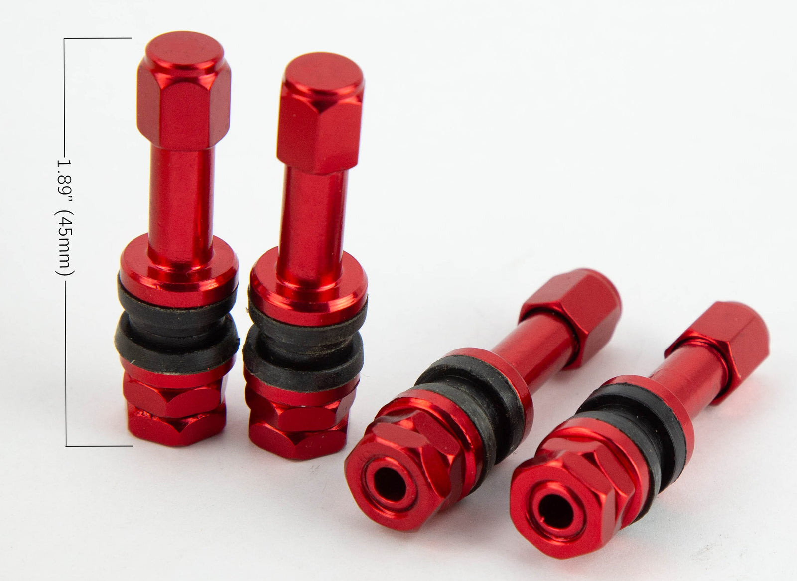 V1 Aluminum Valve Stem Set - 1.89" Long