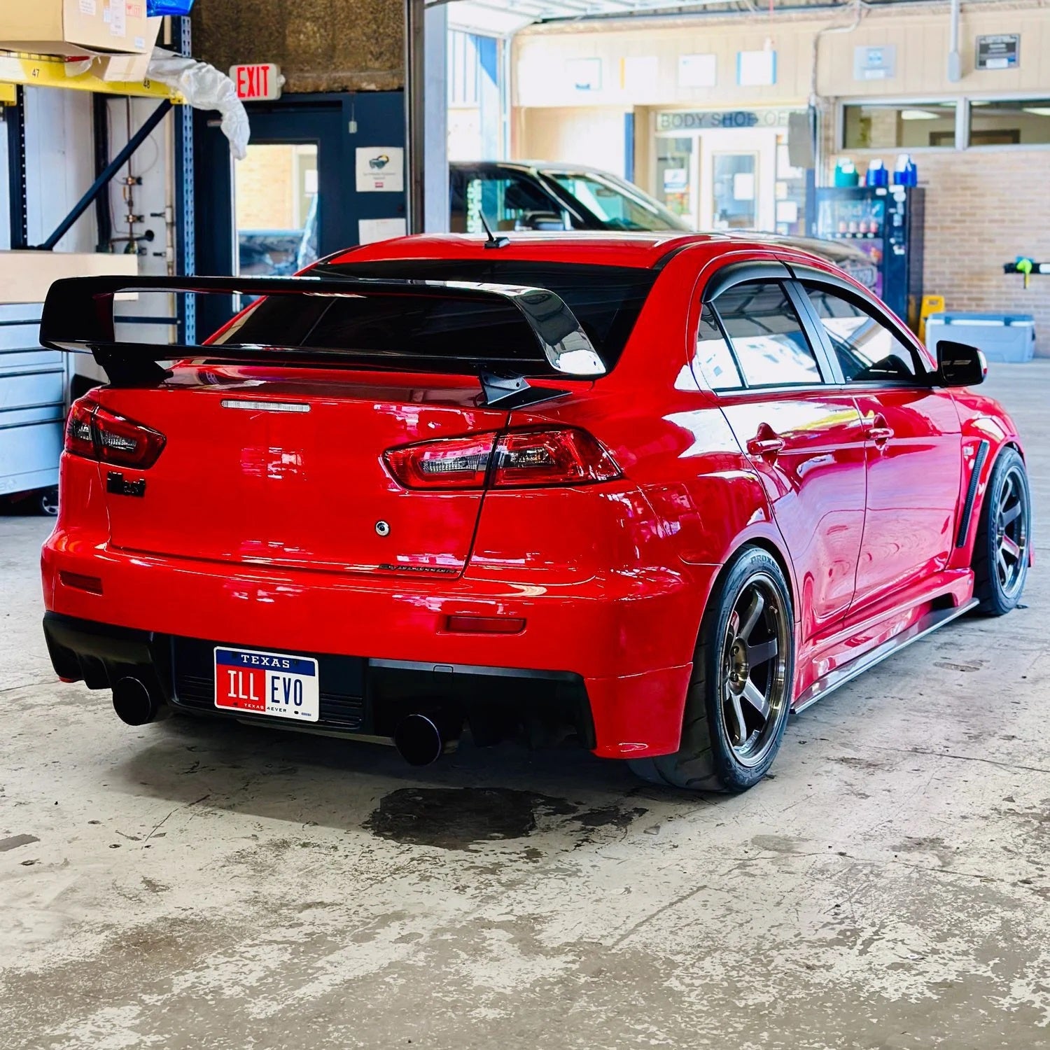 VOLTEX CARBON FIBER TYPE-9 GT WING FOR CZ4A MITSUBISHI LANCER EVOLUTION X