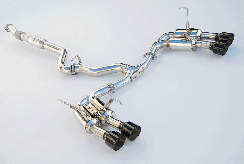 Invidia 2015+ Subaru WRX / STI Gemini/R400 Single Layer Quad Black Tip Cat-Back Exhaust