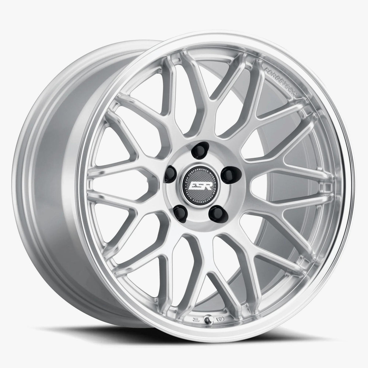 ESR Wheels CUSTOM DRILL APX01 18X9.5 +35 72.56 HYPER SILVER MACHINE LIP..PCD: 89511135 APX01HS-ML