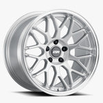 ESR Wheels 18x9.5 5x114.3 +22 72.56 HYPER SILVER MACHINE LIP APX01 89551422 APX01HS-ML