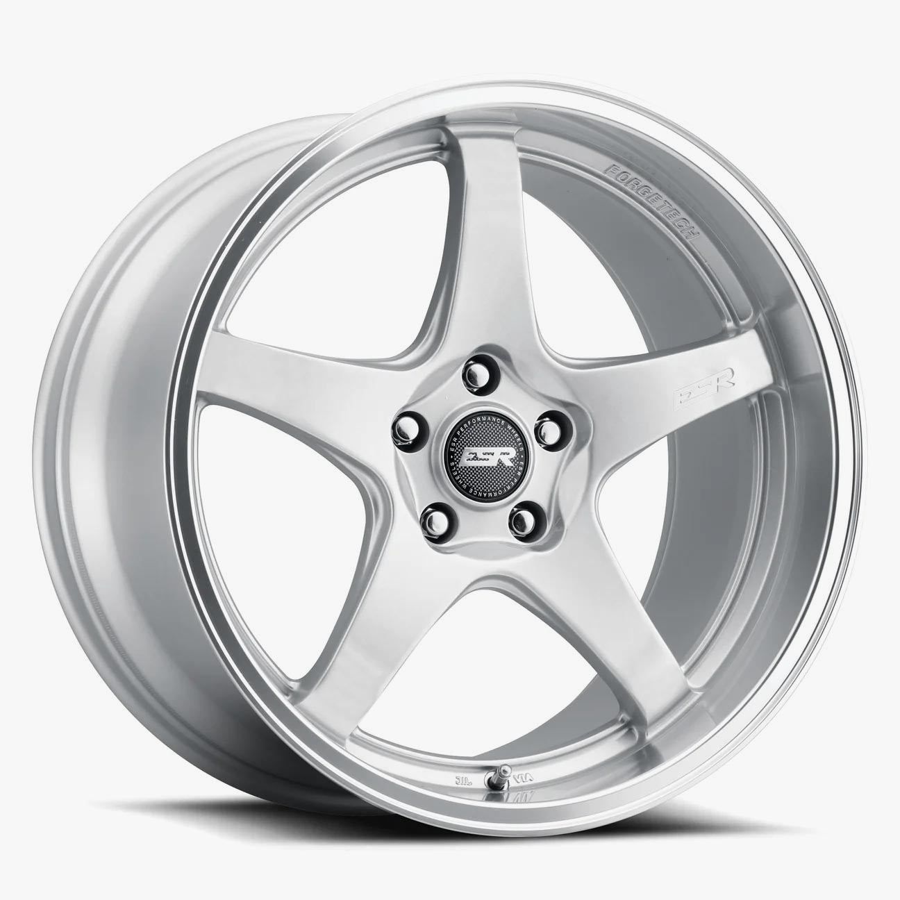 ESR Wheels 19X11 5X115 +22 72.56 HYPER SILVER MACHINE LIP APX5 91151422 APX5HS-ML 5X115